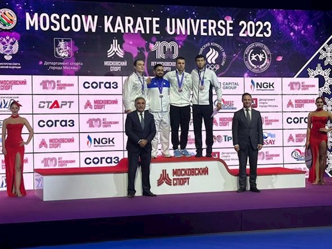 Azərbaycan karateçiləri “Moskva Vselennaya” turnirində yeddi medal qazanıblar
