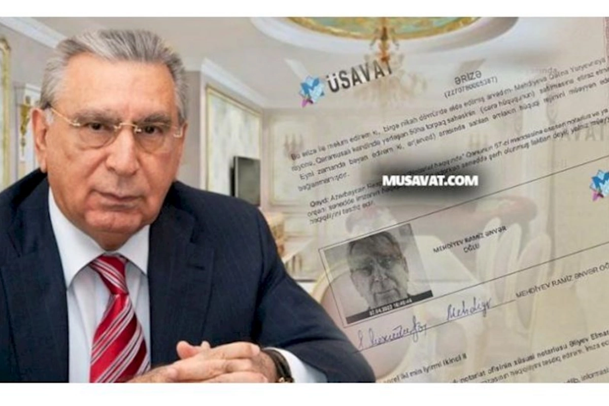 Ramiz Mehdiyevlə bağlı fotolar yayıldı: Əmlaklarını satışa çıxardı