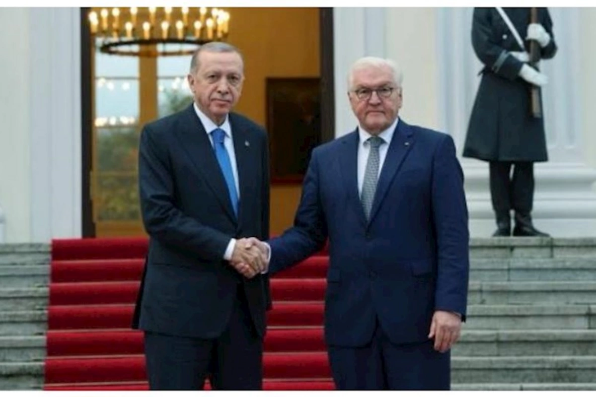 Ərdoğan Almaniya prezidenti ilə görüşdü