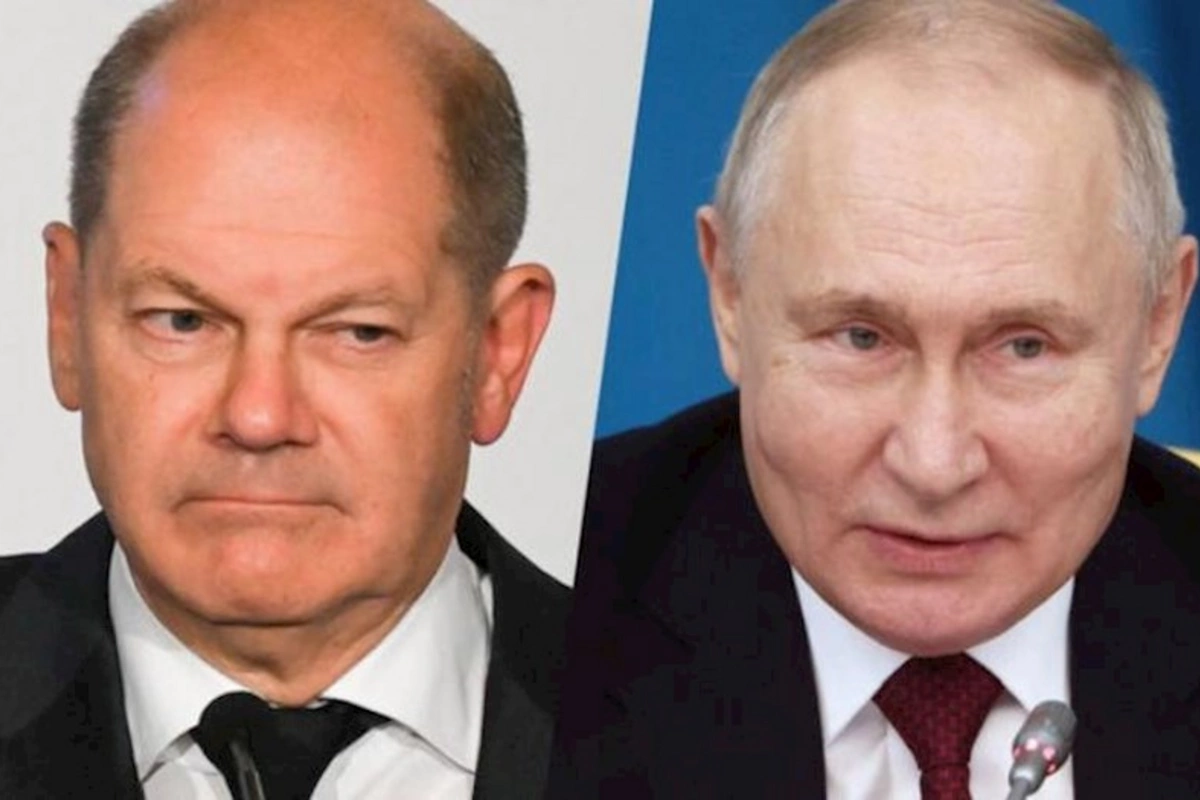 Almaniya kansleri yenidən Putinlə danışmağa hazır olduğunu bildirdi