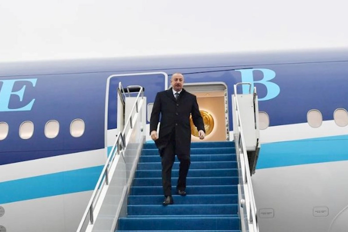 İlham Əliyev Qazaxıstana getdi