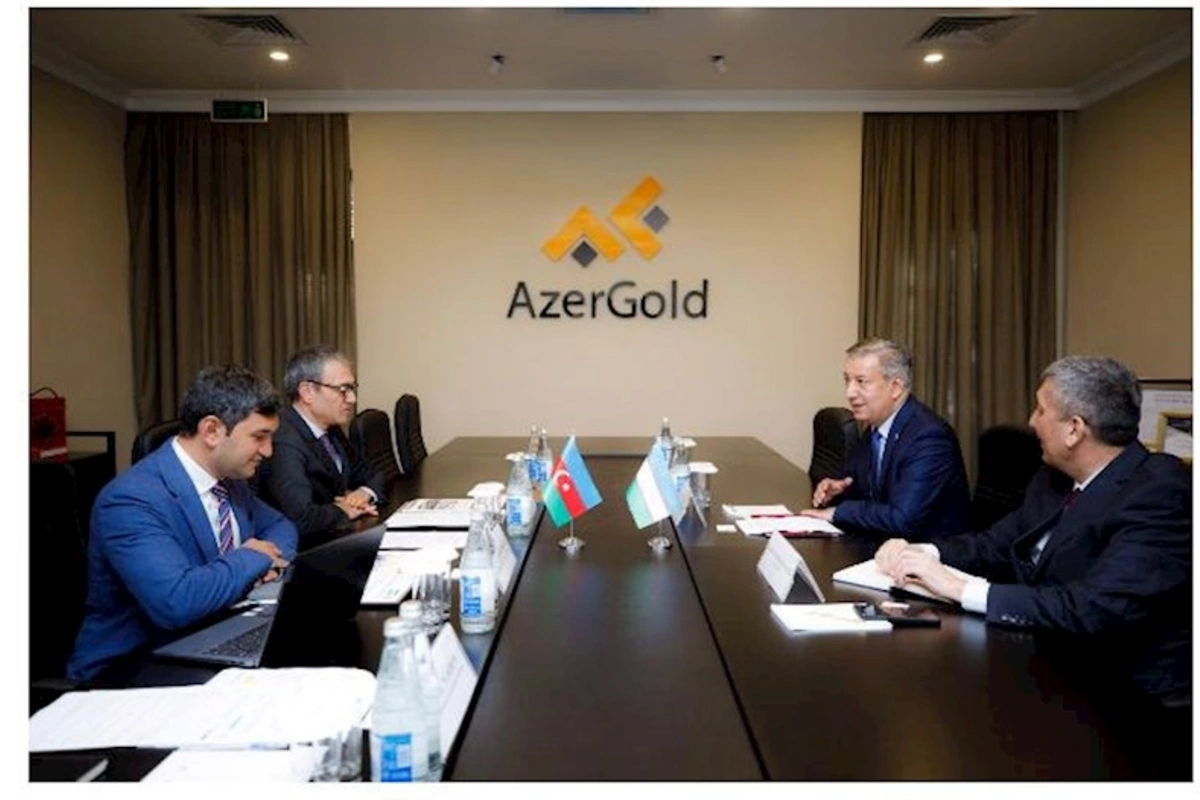 “AzerGold”un sədri Özbəkistanın ölkəmizdəki səfiri ilə görüşdü