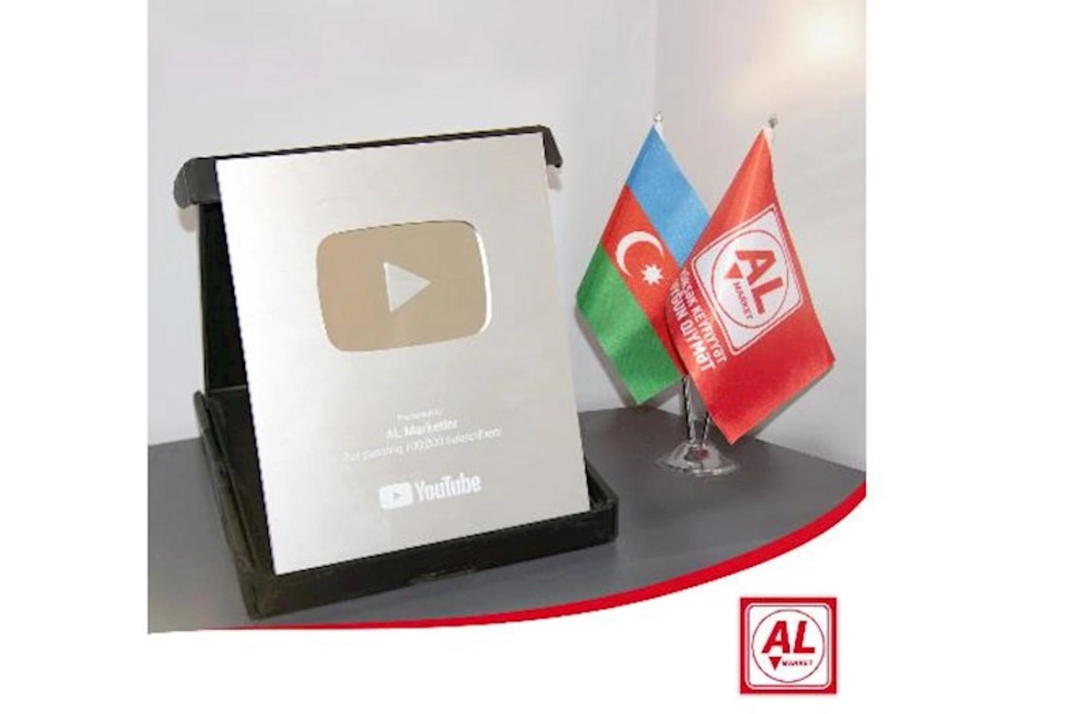 AL Market mağazalar şəbəkəsi YouTube Silver Play Buttonu qazandı!