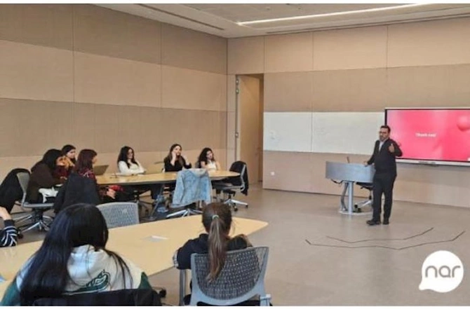 “Nar” sosial məsuliyyətli biznes modelini ADA Universitetində təqdim etdi