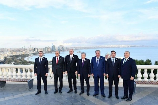SPECA-nın sammitində iştirak edən liderlərin şərəfinə İlham Əliyevin adından rəsmi nahar verilib — FOTOLAR