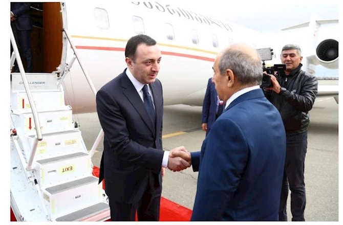 Qaribaşvili Azərbaycana gəldi — FOTO (YENİLƏNİB)
