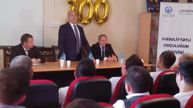 Məsuliyyətli ovçuluğun təşviqi layihəsi başa çatıb Məsuliyyətli ovçuluğun təşviqi layihəsi başa çatıb