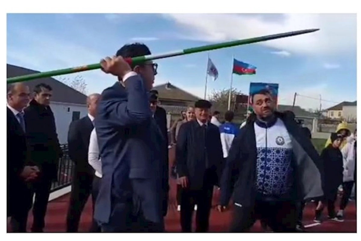 Nizə atan Fərid Qayıbovdan maraqlı VİDEO