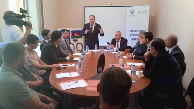 Məsuliyyətli ovçuluğun təşviqi layihəsi başa çatıb Məsuliyyətli ovçuluğun təşviqi layihəsi başa çatıb