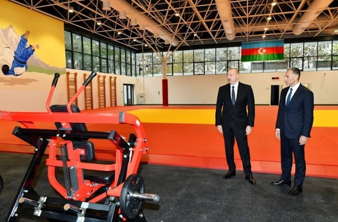 Prezident cüdoçular üçün yaradılan şəraitlə tanış oldu — FOTOLAR