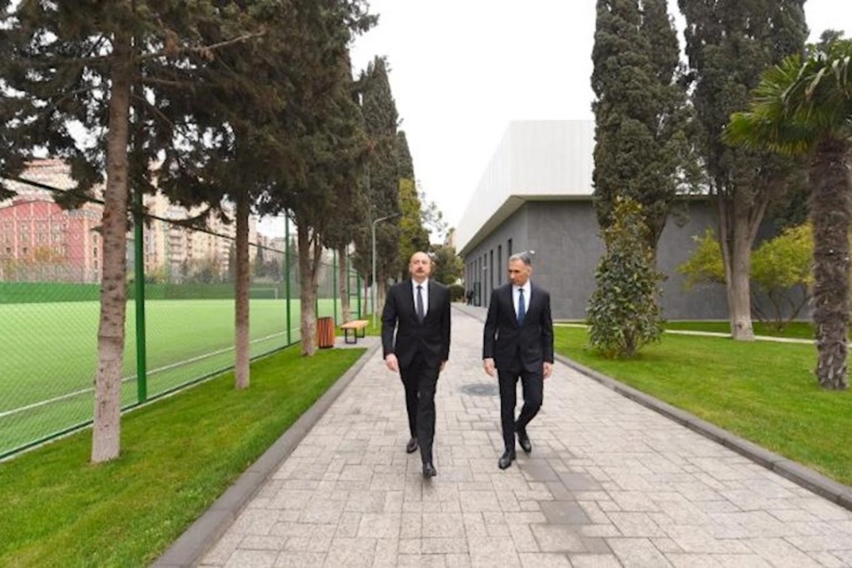 Prezident cüdoçular üçün yaradılan şəraitlə tanış oldu — FOTOLAR