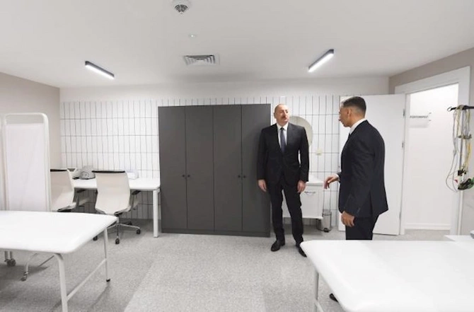 Prezident cüdoçular üçün yaradılan şəraitlə tanış oldu — FOTOLAR