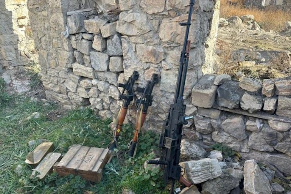 Qubadlıda silah-sursat aşkarlandı