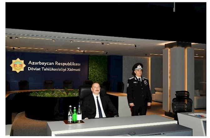 Prezident DTX-nin yeni inzibati binalarının açılışında — FOTOLAR