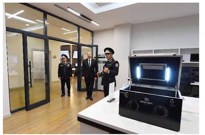 Prezident DTX-nin yeni inzibati binalarının açılışında — FOTOLAR