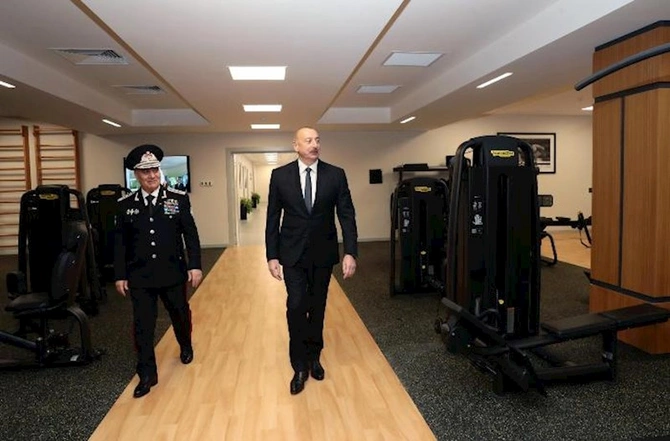 Prezident DTX-nin yeni inzibati binalarının açılışında — FOTOLAR