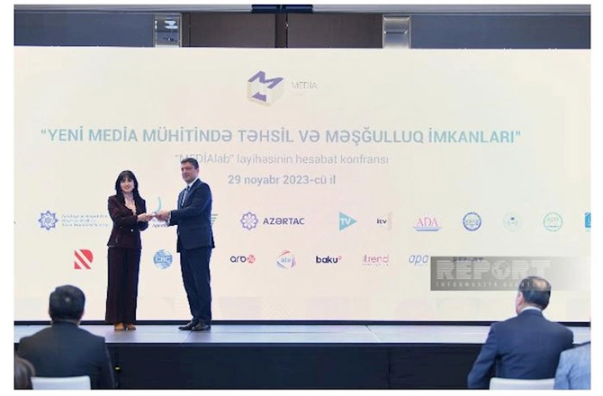 “MEDİAlab” layihəsinin hesabat konfransı keçirildi — FOTOLAR