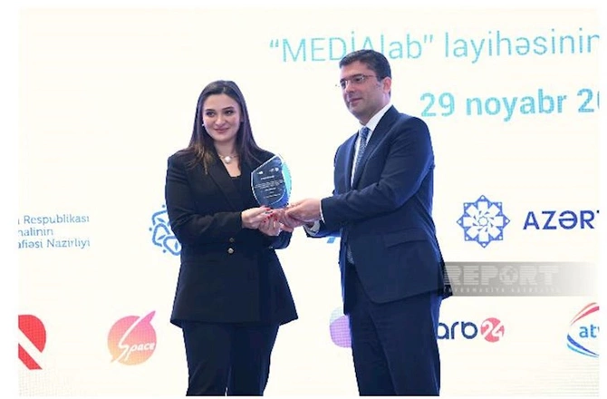 “MEDİAlab” layihəsinin hesabat konfransı keçirildi — FOTOLAR