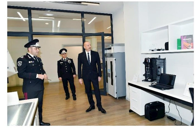 Prezident DTX-nin yeni inzibati binalarının açılışında — FOTOLAR