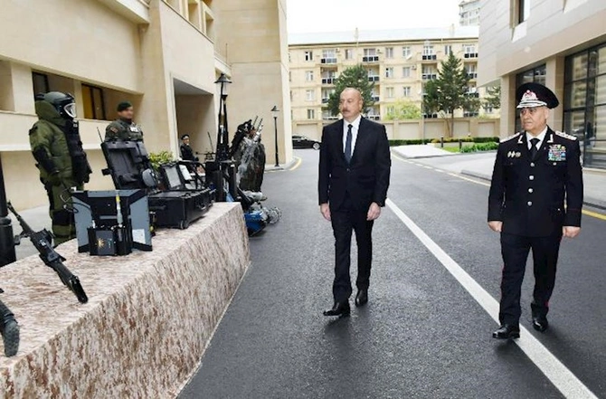 Prezident DTX-nin yeni inzibati binalarının açılışında — FOTOLAR