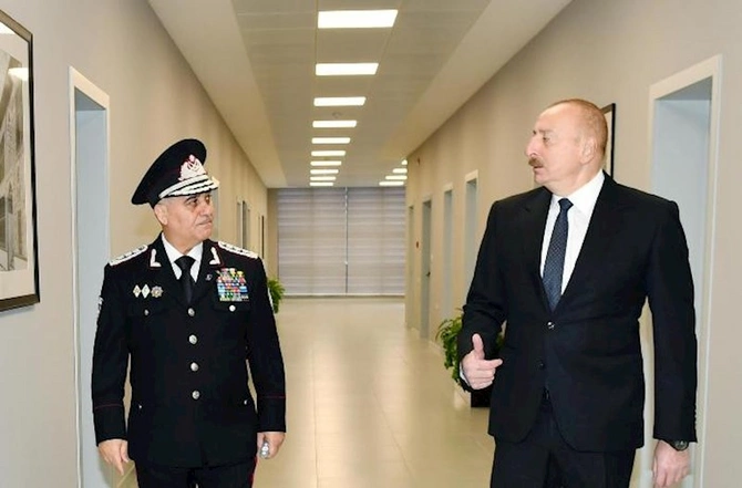 Prezident DTX-nin yeni inzibati binalarının açılışında — FOTOLAR