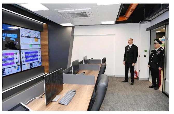 Prezident DTX-nin yeni inzibati binalarının açılışında — FOTOLAR