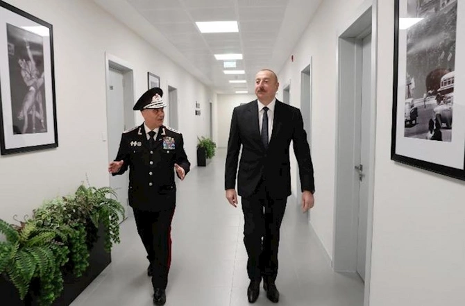 Prezident DTX-nin yeni inzibati binalarının açılışında — FOTOLAR