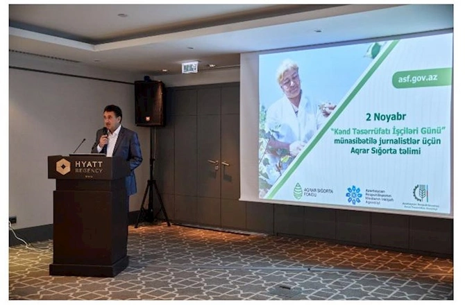 MEDİA və Aqrar Sığorta Fondu jurnalistlər üçün təlim keçirib — FOTOLAR MEDİA və Aqrar Sığorta Fondu jurnalistlər üçün təlim keçirib — FOTOLAR