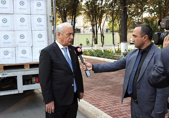 Zəfər Günü ilə əlaqədar Naxçıvanda 1250 ailəyə sovqat göndərilib — FOTOLAR