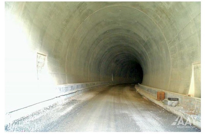 Murovdağ tunelində qazma işləri tamamlandı — FOTO