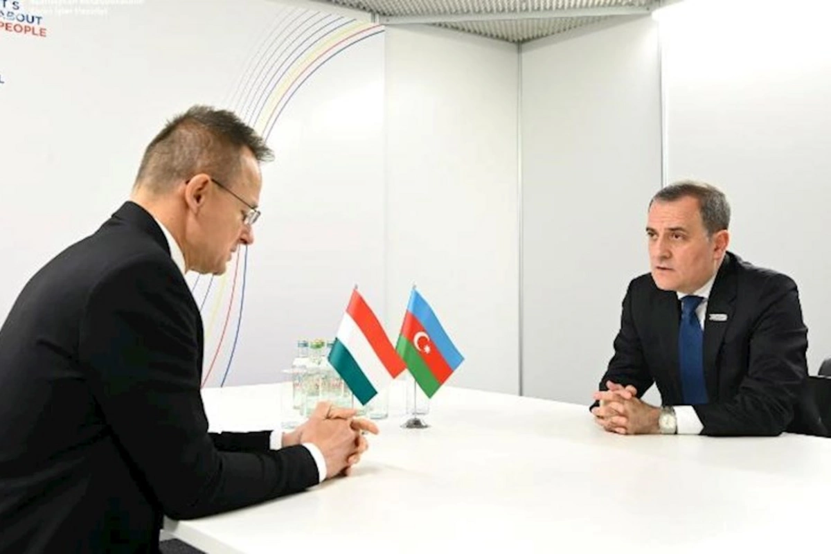 Ceyrun Bayramov macarıstanlı həmkarı ilə görüşdü