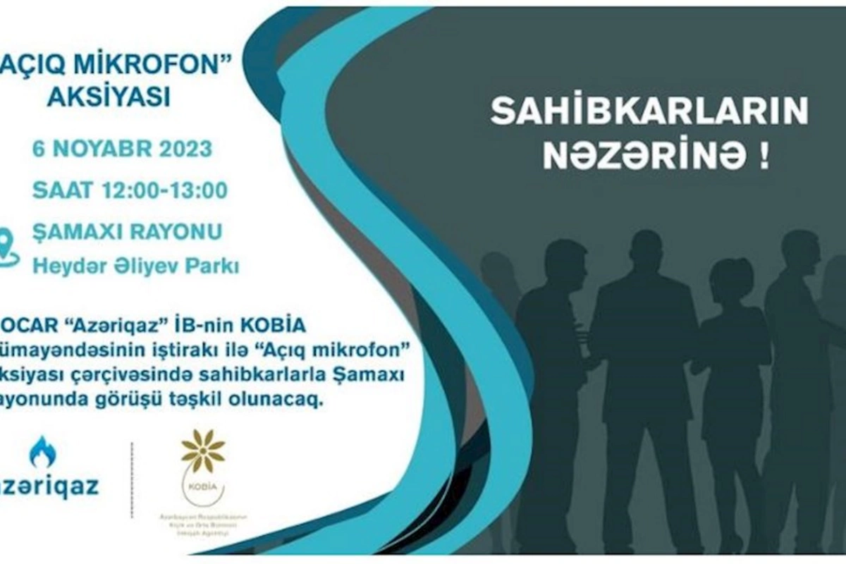 “Azəriqaz”ın sahibkarlarla növbəti görüşü Şamaxıda keçiriləcək