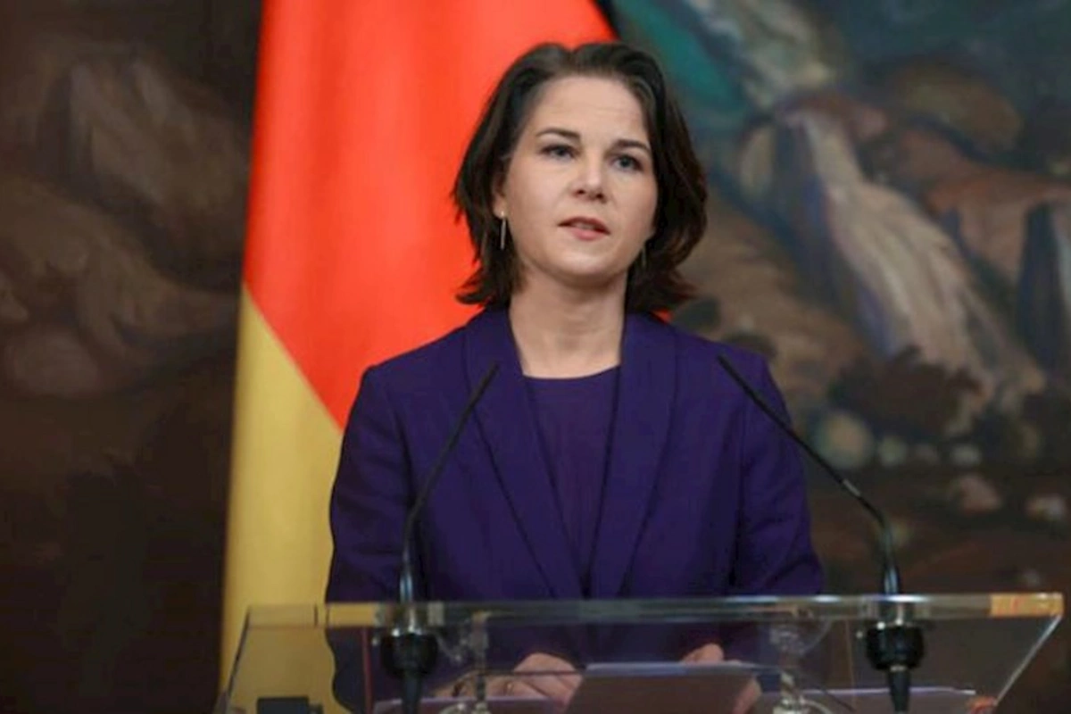 Annalena Berbok Azərbaycanda səfərdədir