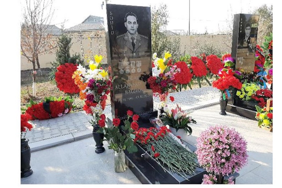 Şəhid Fuad Bağırovun əziz xatirəsi anıldı — FOTOLAR