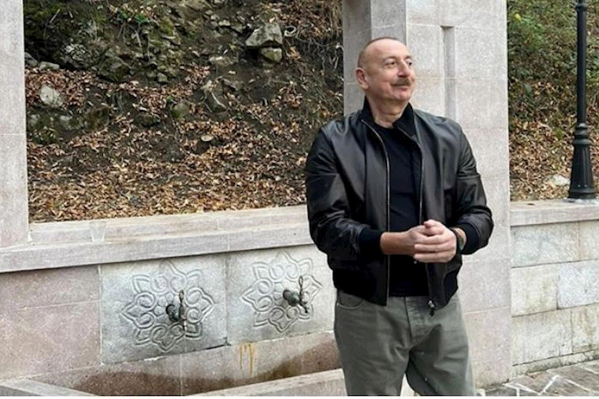 Prezident İsa bulağında — Mehriban Əliyeva fotolar paylaşdı