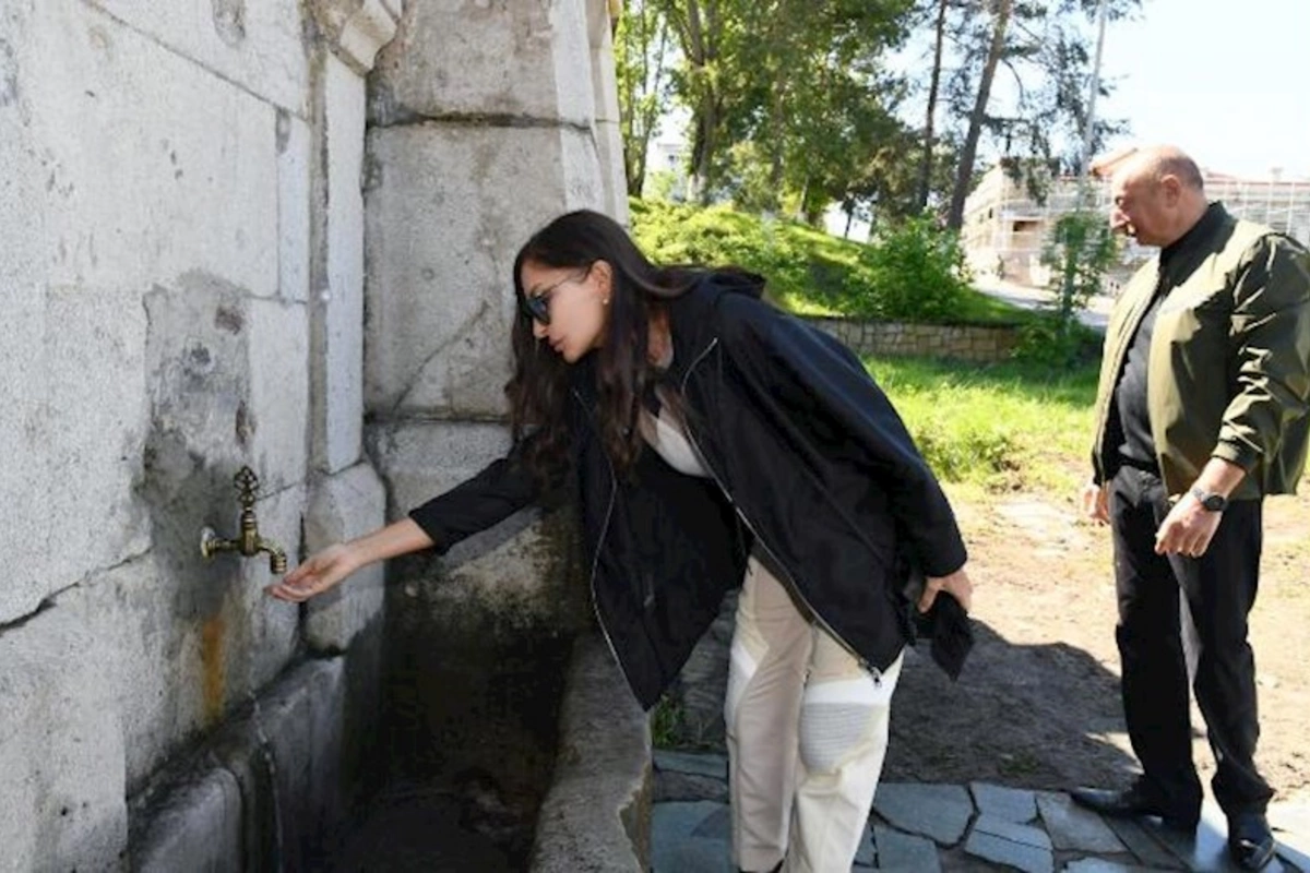 İlham Əliyev və xanımı İsa bulağında — YENİLƏNDİ