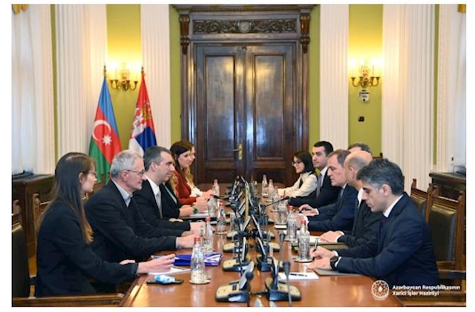 Serbiya Prezidenti Ceyhun Bayramovu qəbul etdi