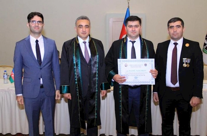 Zəfər Günü münasibətilə vəkilliyə namizədlərin təntənəli andiçmə mərasimi keçirildi — FOTOLAR