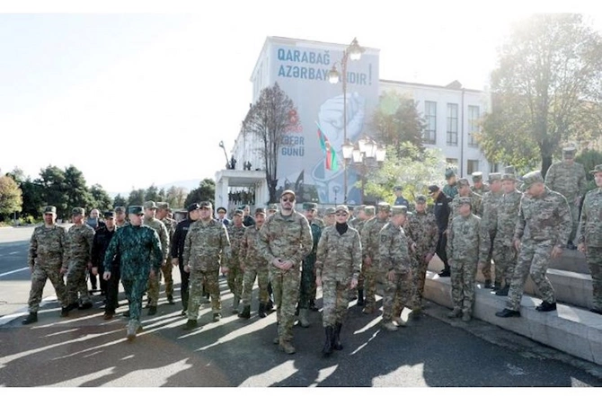 Xankəndidəki Zəfər paradından FOTOLAR
