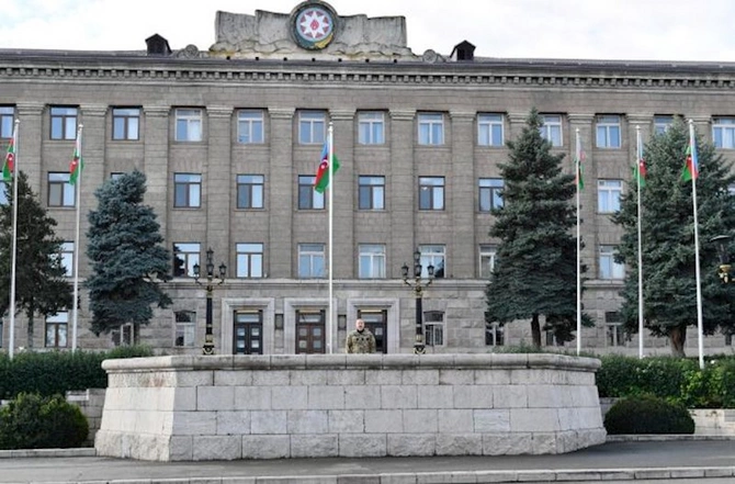 Xankəndidəki Zəfər paradından FOTOLAR