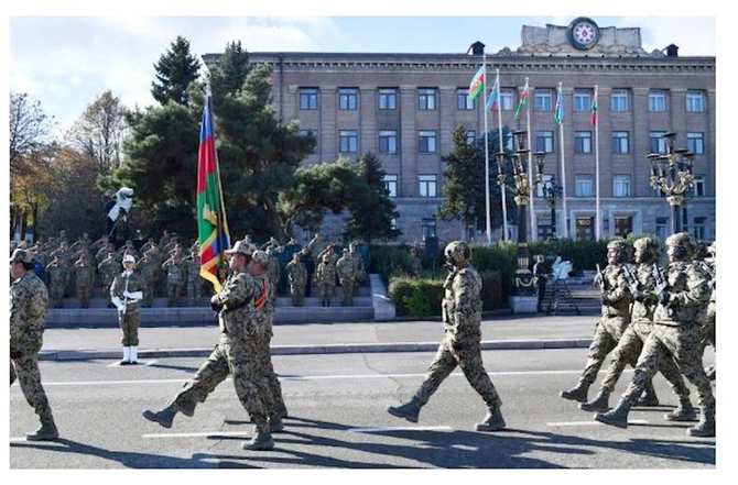 Xankəndidəki Zəfər paradından FOTOLAR
