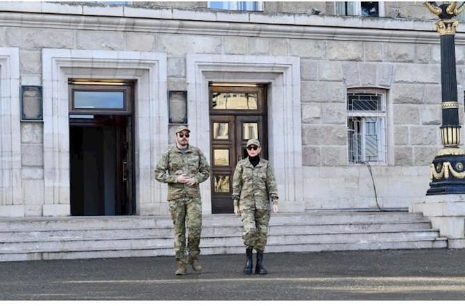 Xankəndidəki Zəfər paradından FOTOLAR