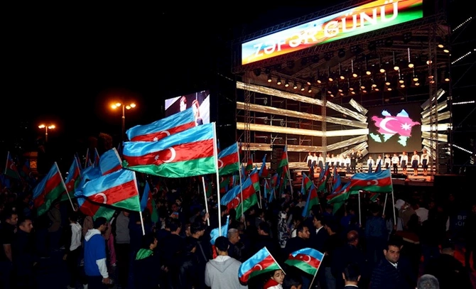 Bakıda Zəfər Günü konserti — FOTOLAR