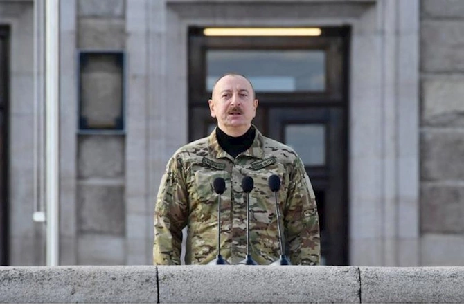 Xankəndidəki Zəfər paradından FOTOLAR