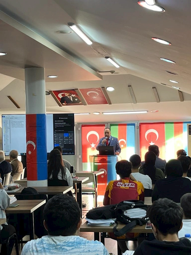 Halkalıda Zəfər gününə həsr olunmuş elmi konfrans keçirilib Halkalıda Zəfər gününə həsr olunmuş elmi konfrans keçirilib