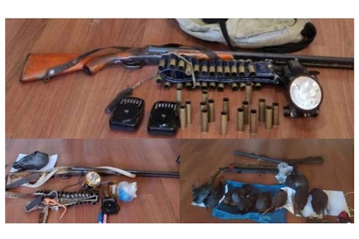 Qanunsuz ov edən şəxslər saxlanıldı