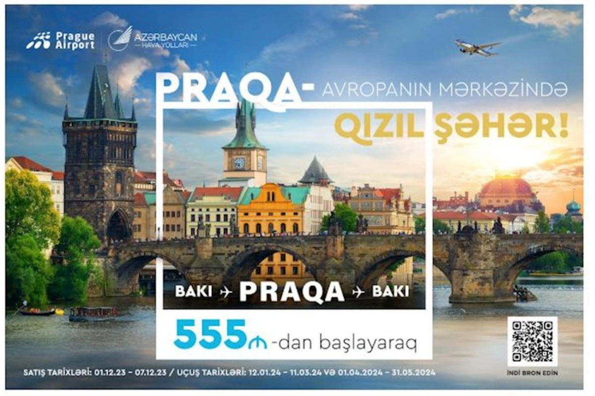 AZAL Bakı-Praqa uçuşlarına endirim etdi