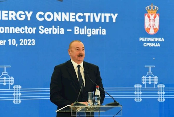 İlham Əliyev Serbiya-Bolqarıstan Qaz İnterkonnektorunun açılış mərasimində çıxış edib — YENİLƏNİB İlham Əliyev Serbiya-Bolqarıstan Qaz İnterkonnektorunun açılış mərasimində çıxış edib — YENİLƏNİB