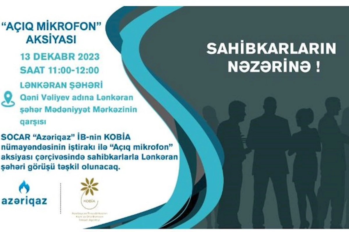 “Azəriqaz”ın sahibkarlarla növbəti görüşü Lənkəranda keçiriləcək