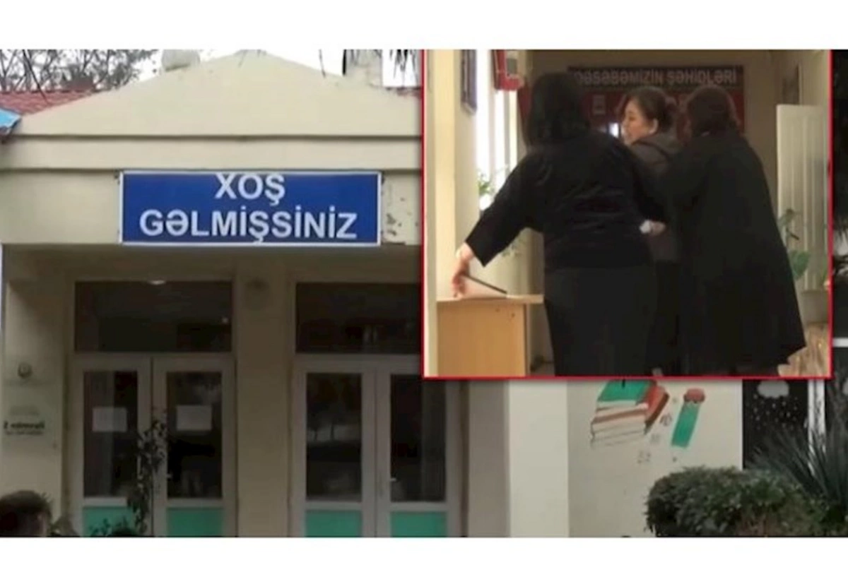 Direktorun müəllimi döydüyü deyilən məktəbə komissiya göndərildi